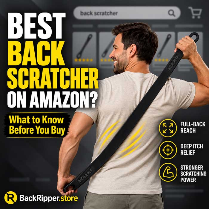 Back Scratching Strap on Amazon